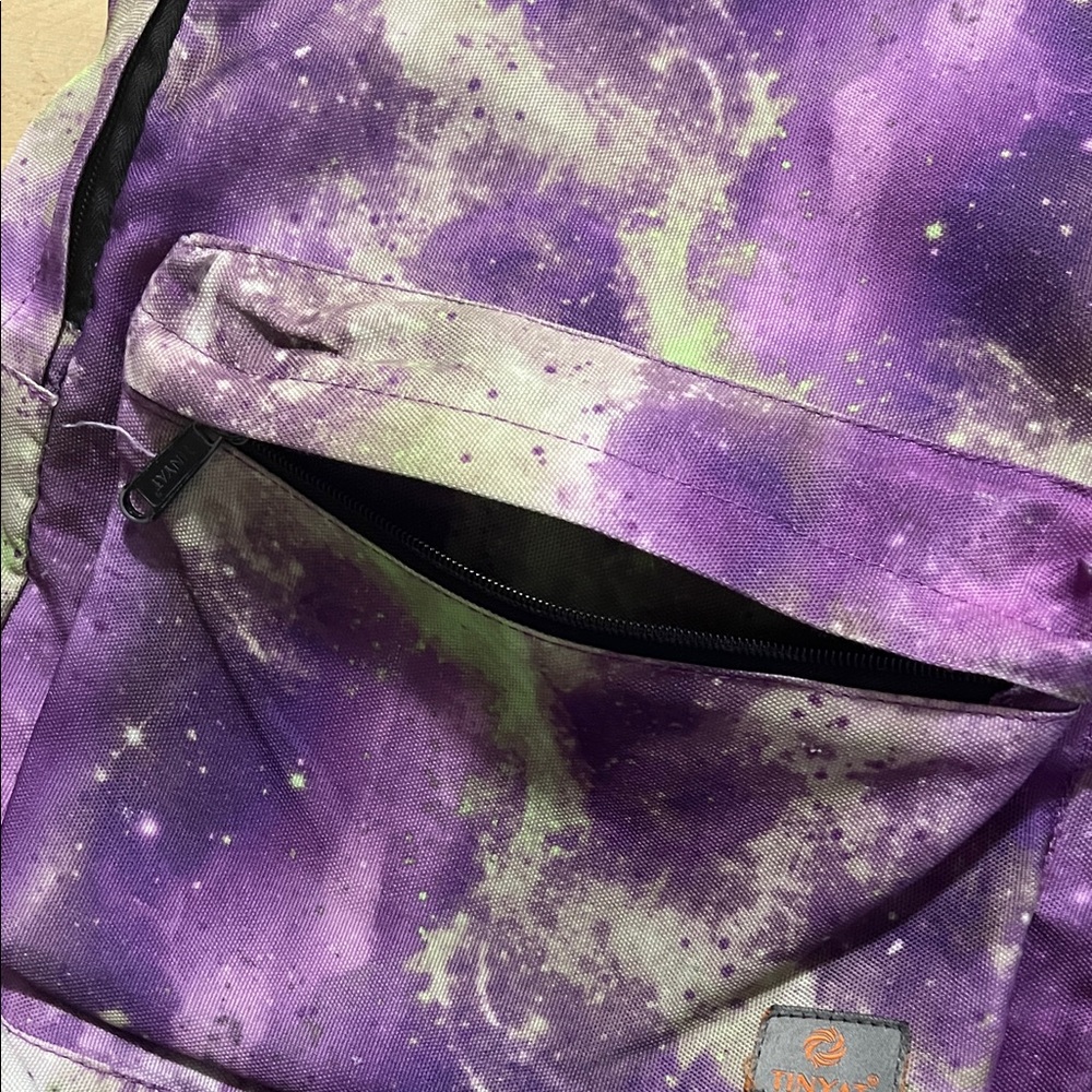 Purple Galaxy Backpack - Picture 3 of 7
